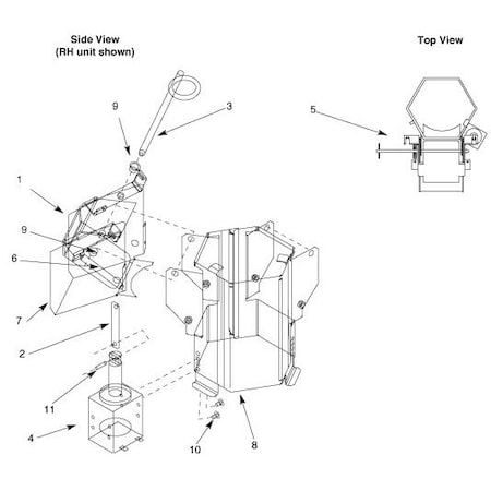 Follett Dsp Mech Rh No B U155 PD502458